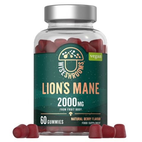Wiseshrooms Lions Mane 2000mg (60pc)
